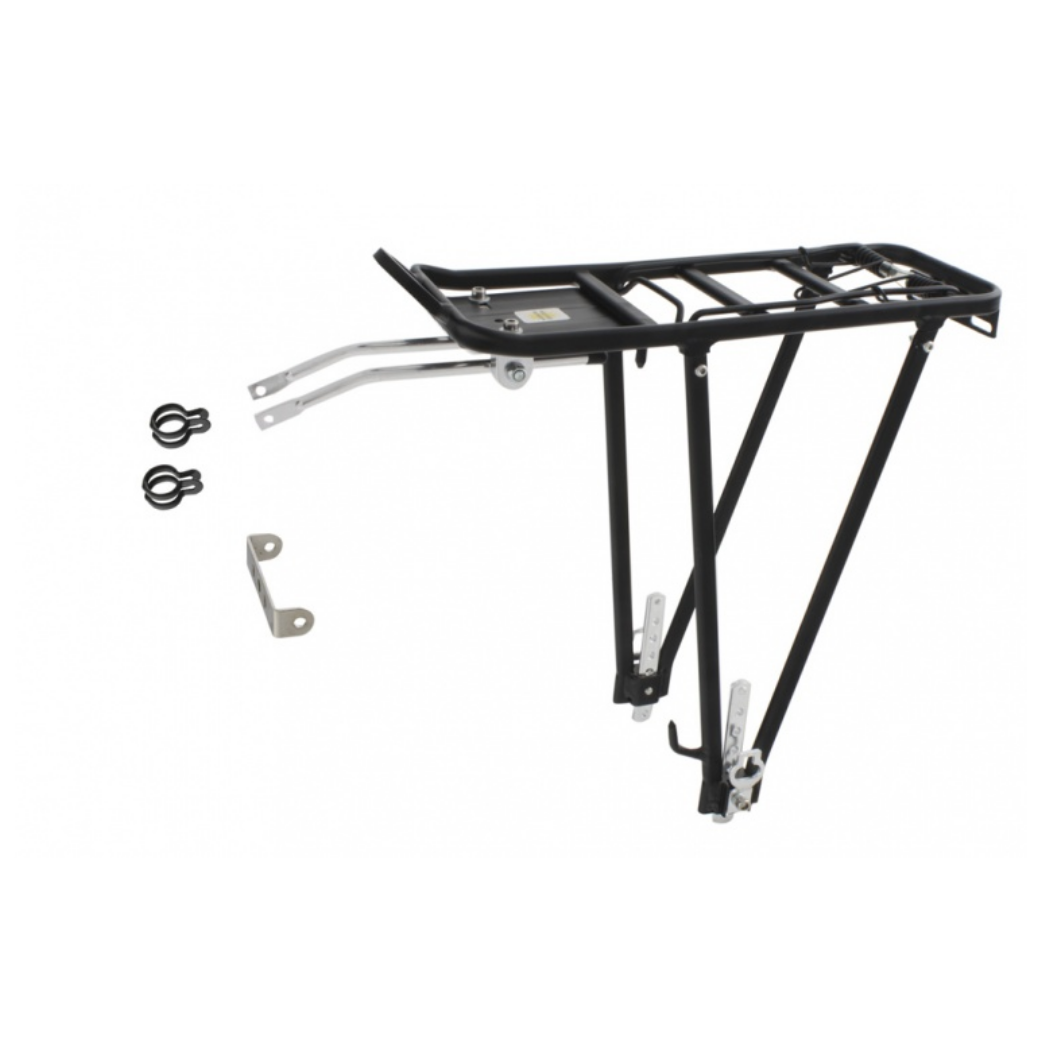 M-Wave Bagagedrager universeel, zwart aluminium 26 28 inch (hangverpakking)