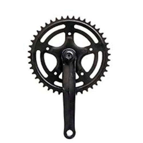 VWP Vinty crankstel 44t 1/8“, crank 170mm spieloos, staal zwart
