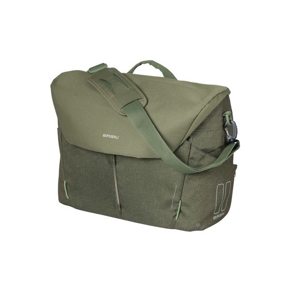 Basil B-Safe Commuter Nordlicht - laptoptas - 17 liter - olijf groen