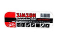 reparatiedoos Tour 11,5 cm aluminium rood wit 15-delig
