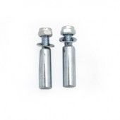 Simson crankspies zilver per 2 stuks op kaart