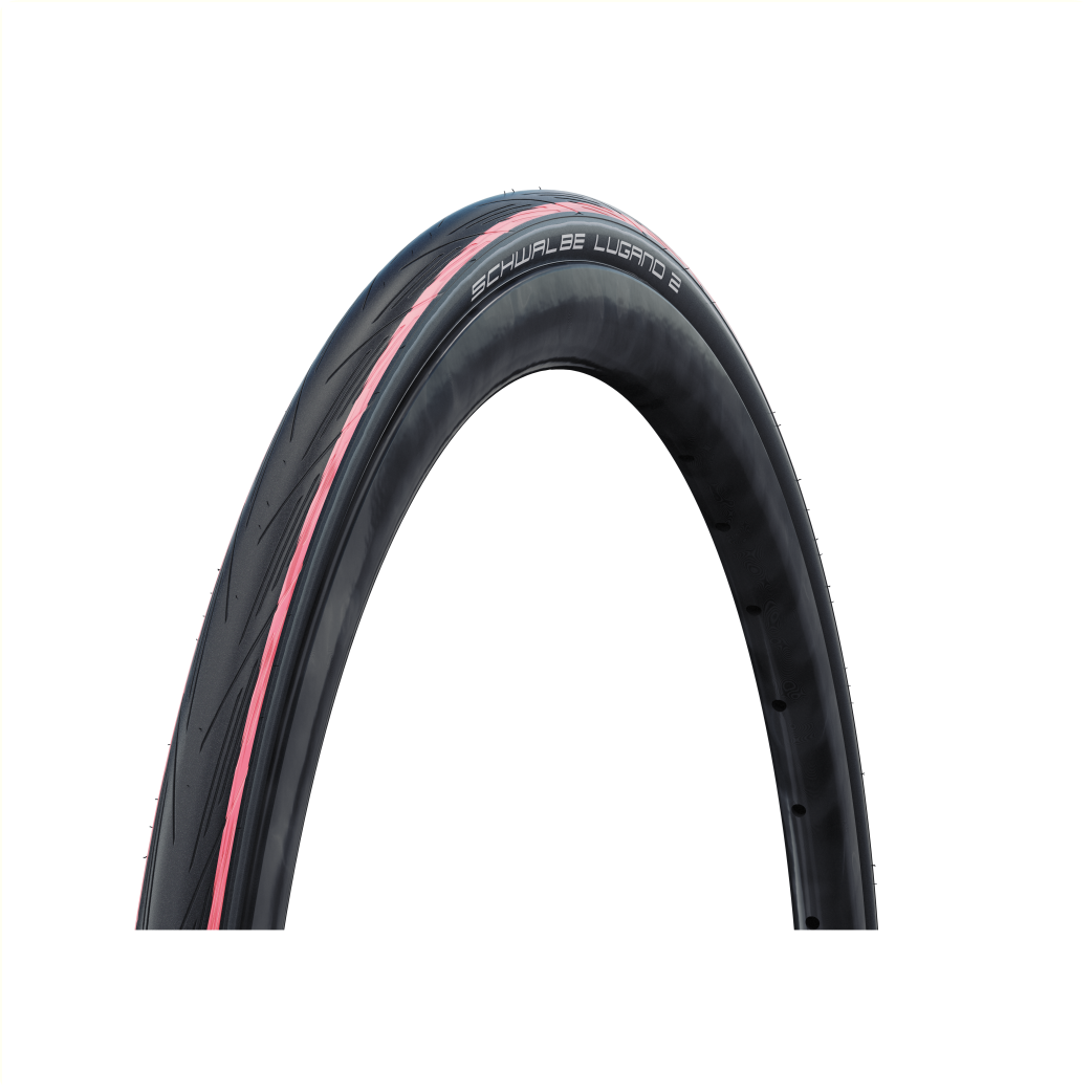 Schwalbe Benelux B.V. Schwalbe draadband lugano ii active 25-622 zwart/rood