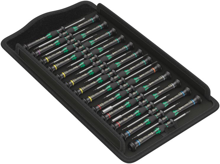 Wera kraftform micro 12 electronics elektronica-schroevendraaierset 12-delig - 05134000001