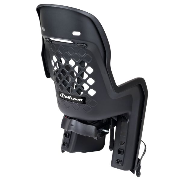 Polisport Plasticos S.A. Polisport achterzitje joy black serie cfs drager zwart