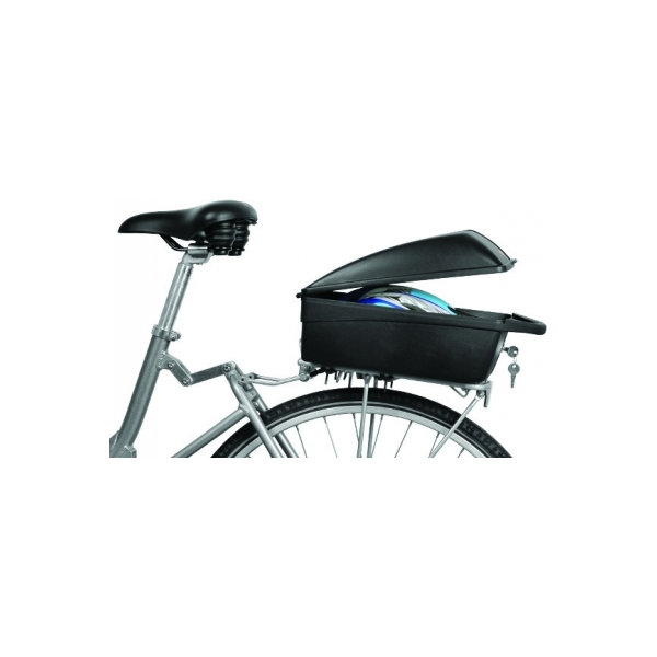 Polisport Topkoffer luxe - zwart (vaste montage op drager)