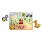 Bumba houten puzzel boerderij 7 stukjes