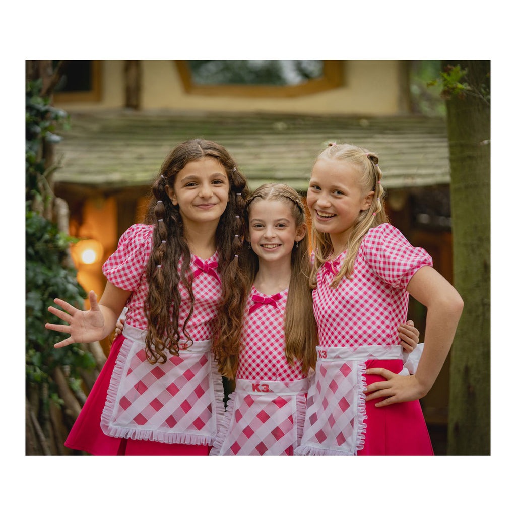 K3 verkleedjurk - 3 biggetjes, 3-5 jaar