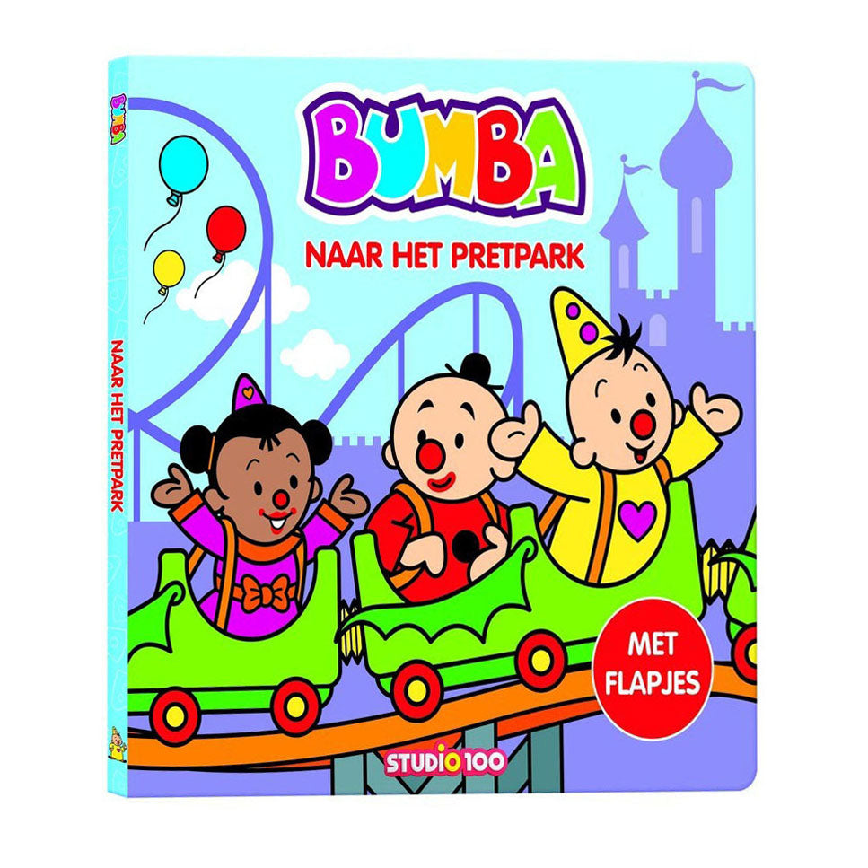Studio 100 bumba kartonboek met flapjes pretpark