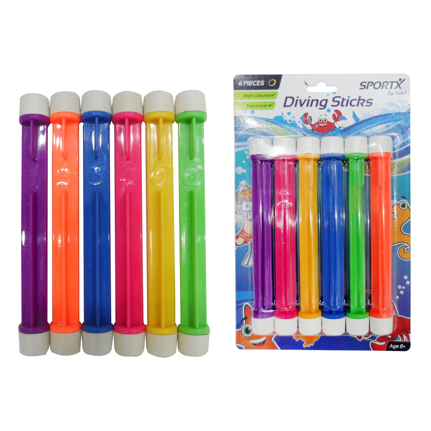 Sportx diving sticks 6 stuks
