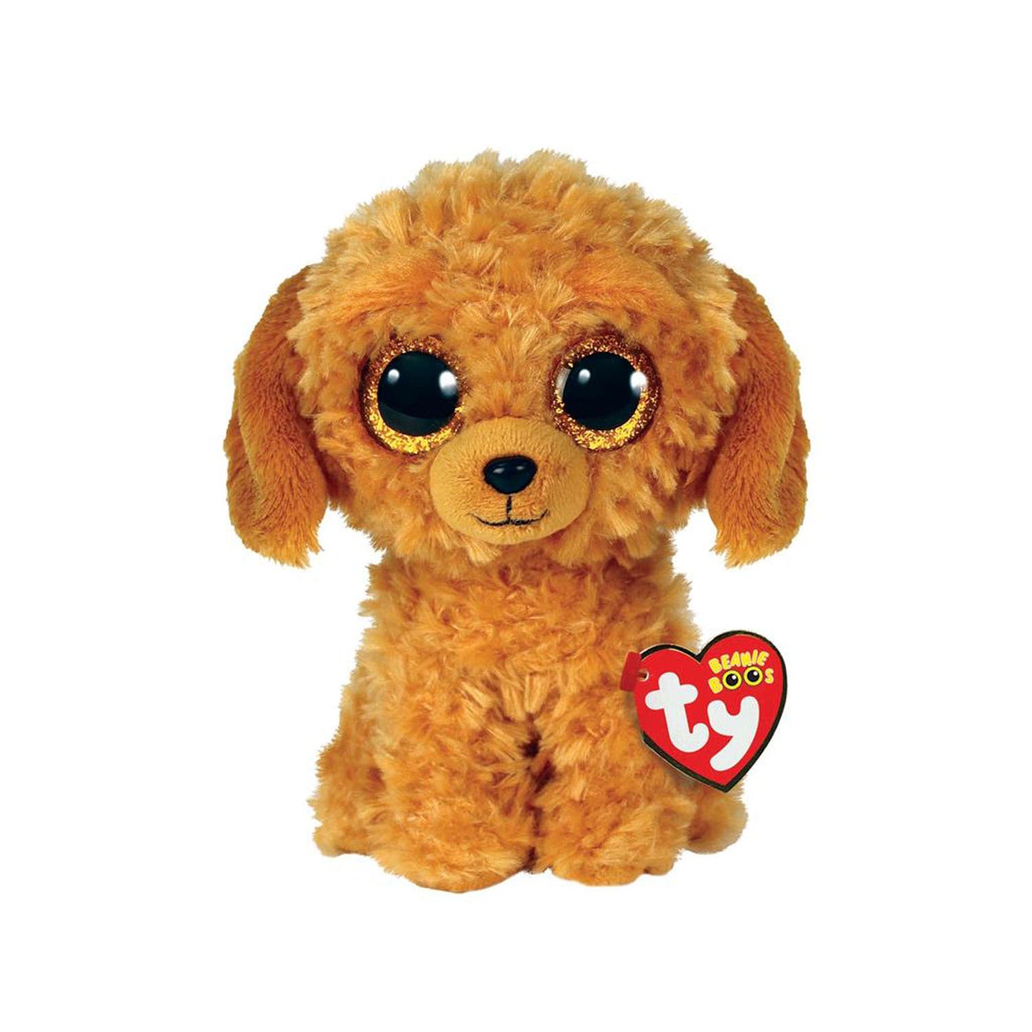 Ty beanie boo's golden doodle dog, 15cm