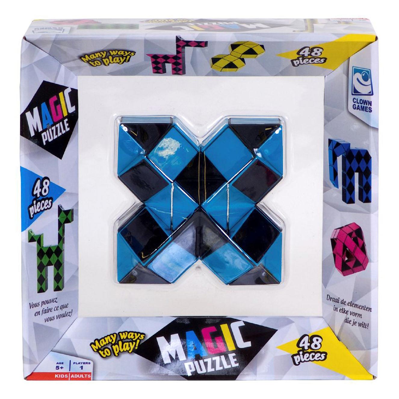 Clown Magic Puzzel, 48 Draaibare Elementen