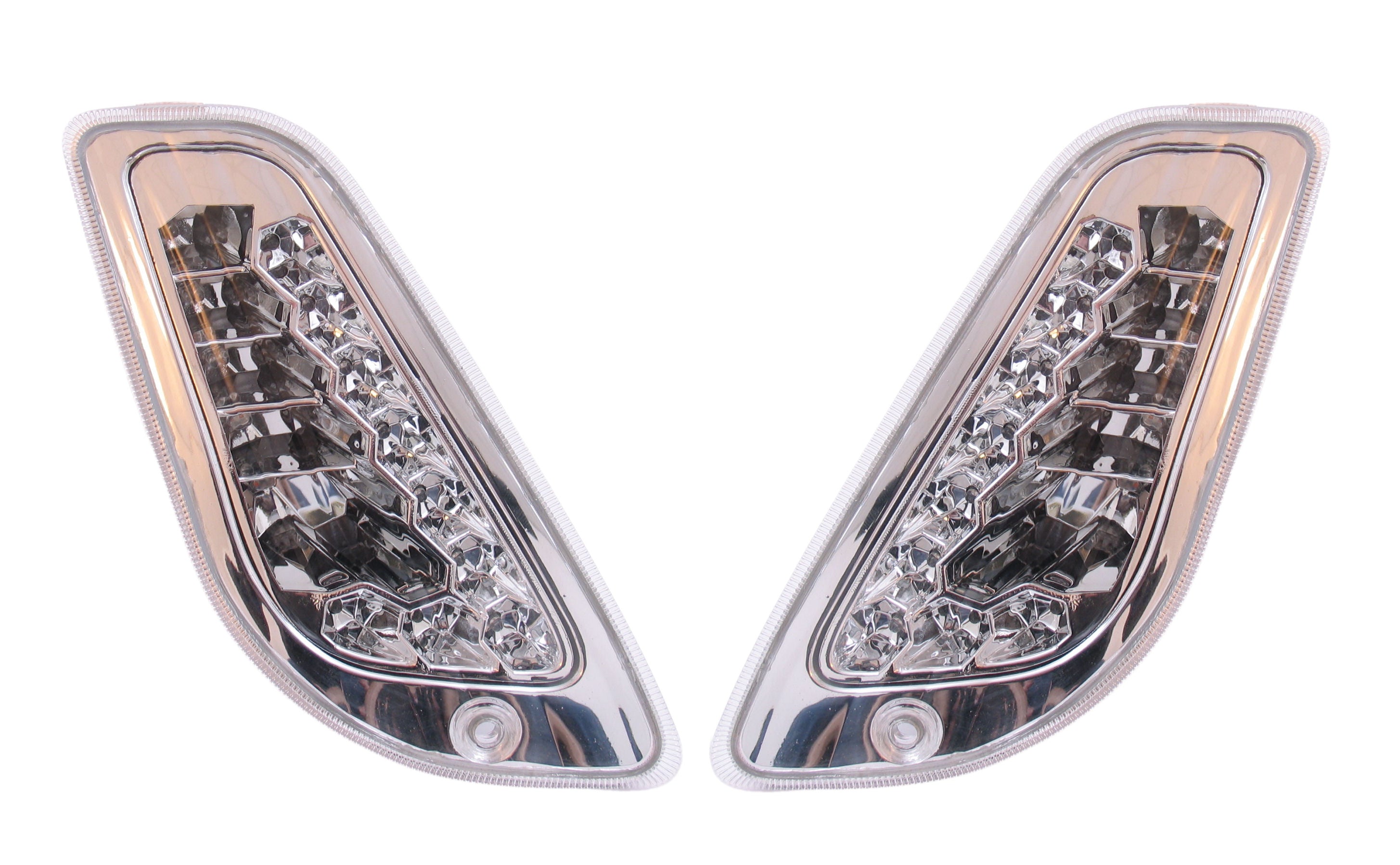 Edge knipperlichtset vespa lx-50 125 150 clear line led - links en rechts voor