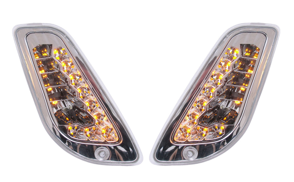 Edge knipperlichtset vespa lx-50 125 150 clear line led - links en rechts voor