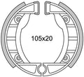 Newfren Remsegment GF0152 Ciao, Si ø105mm Voor (Gietwiel)