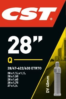 Cst binnenband 28 inch 28/47-622/630 dv dv17