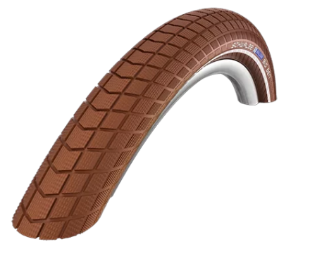Schwalbe buitenband big ben 28x2.0 50-622 draad reflectie bruin