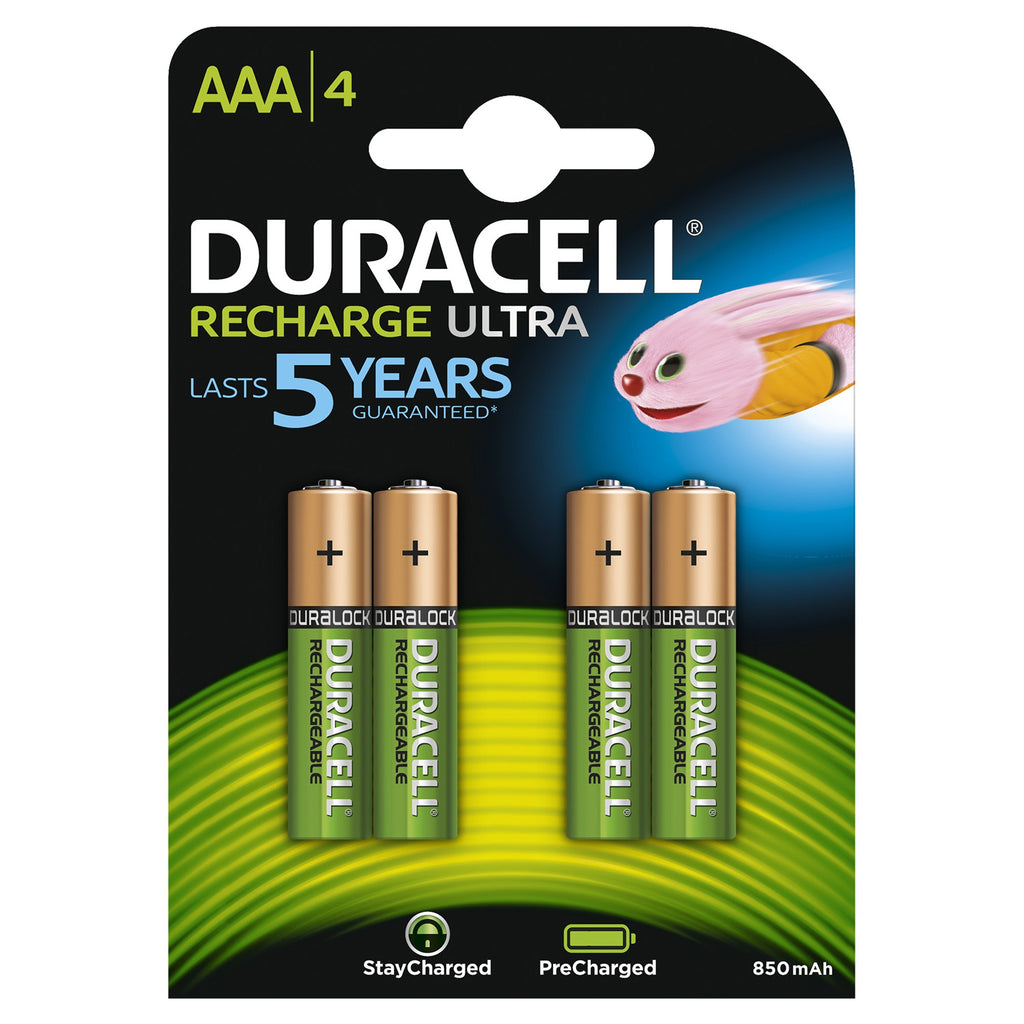 Duracell batterij recharge ultra 4 aaa 4 stuks