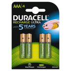 Duracell batterij recharge ultra 4 aaa 4 stuks