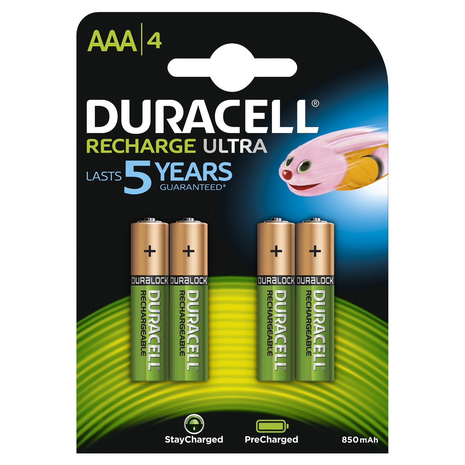 Duracell batterij recharge ultra 4 aaa 4 stuks
