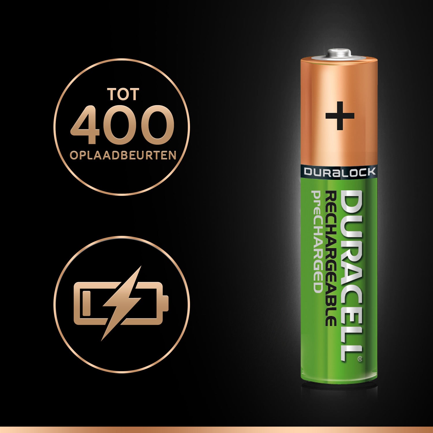 Duracell batterij recharge ultra 4 aaa 4 stuks