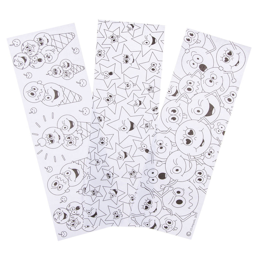 Duckiez kleur je eigen beker smiley 10 cm | 24 stuks