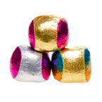 jongleerballen metallic, 3st.