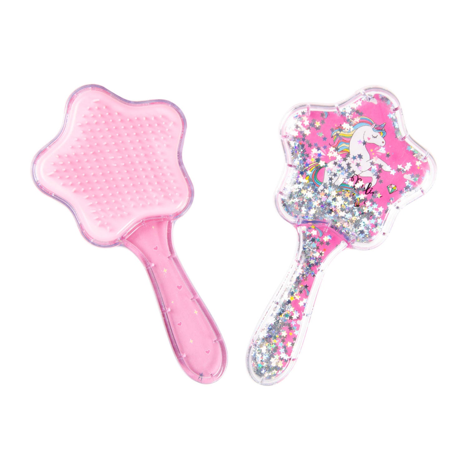 Duckiez borstel eenhoorn glitter