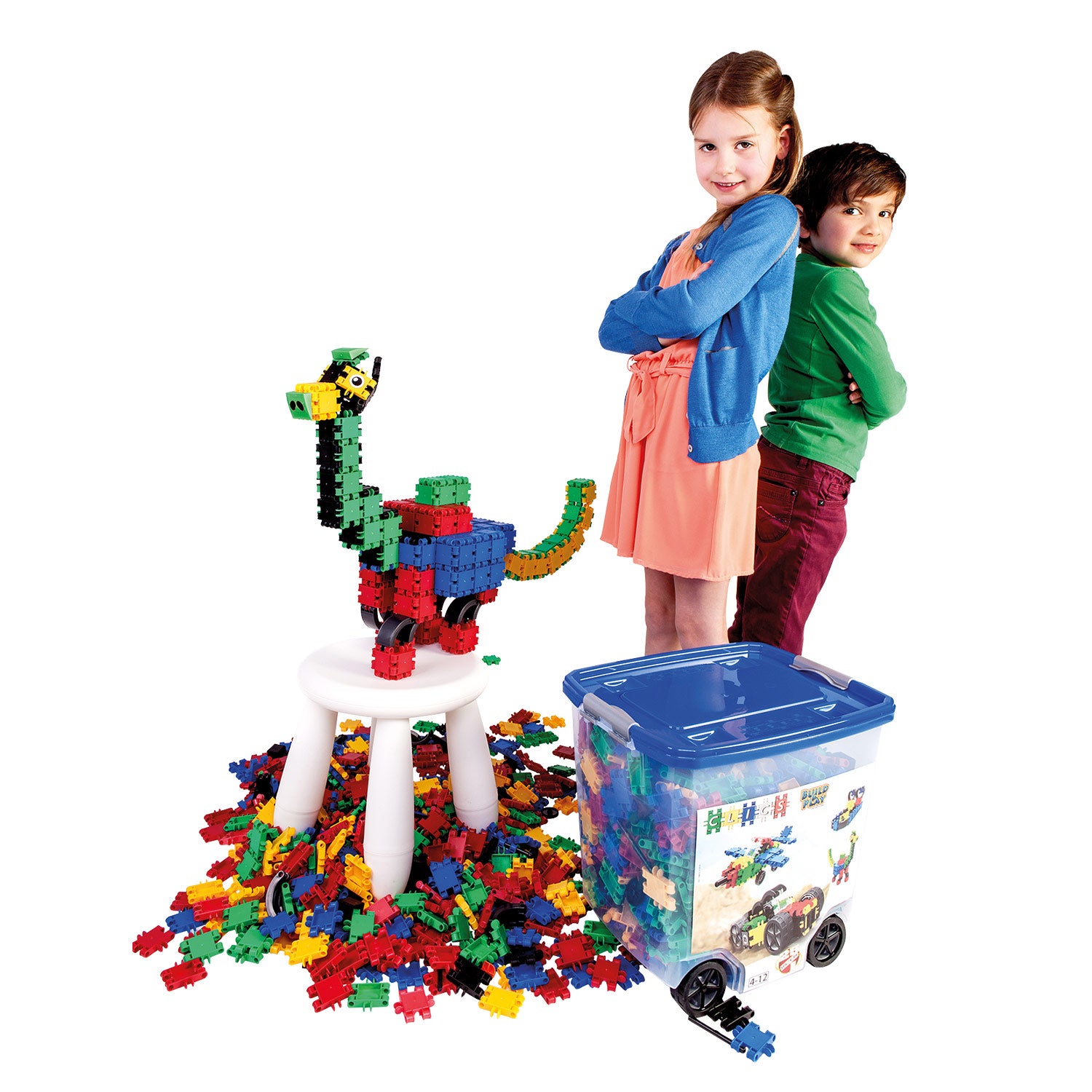 Clics rolbox bouwblokken - bouwset 25in1