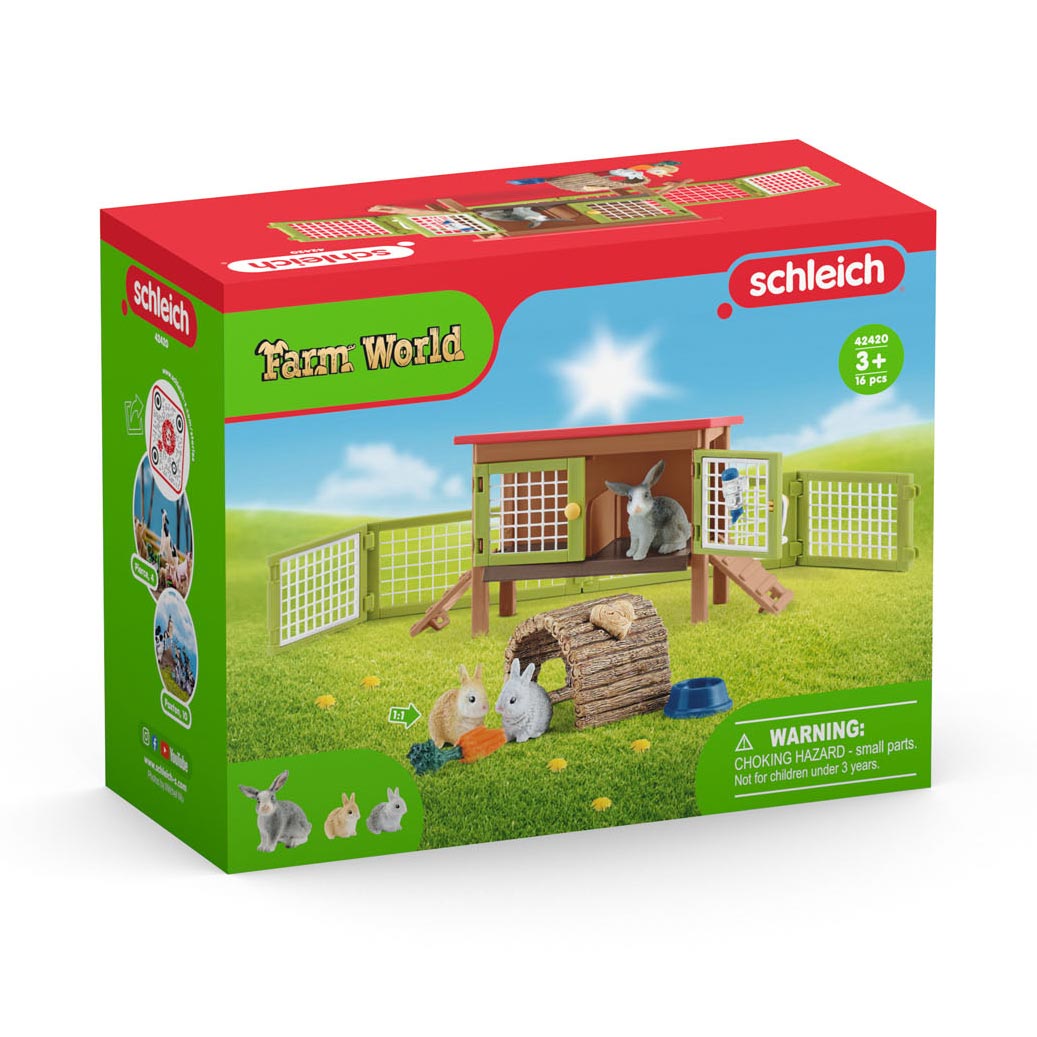 Schleich 42420 konijnenhok