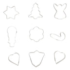 Uitsteekvormen set kerst, 10st.