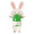 Knutselset paashaas met geschenkeieren, 8st.