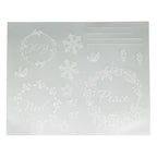 Raamsticker kerst thema