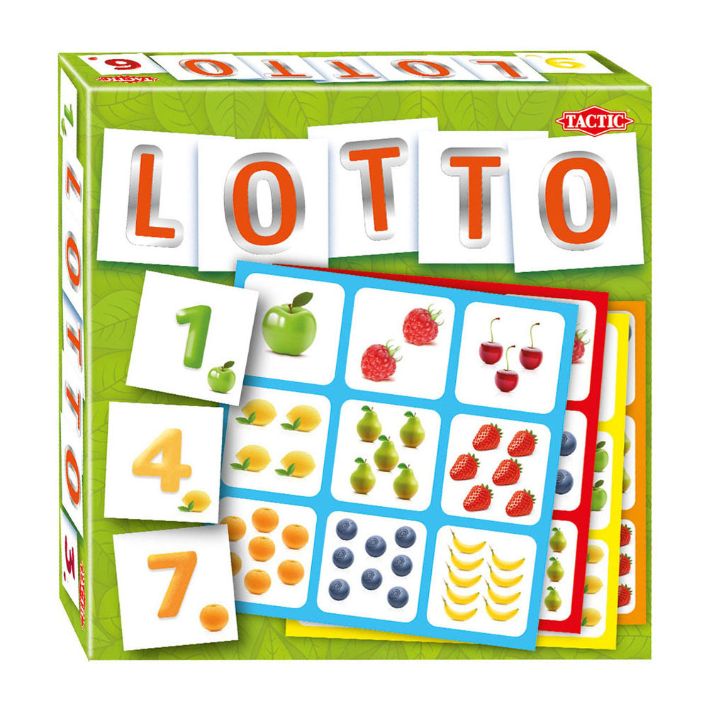 Tactic fruit nummers lotto