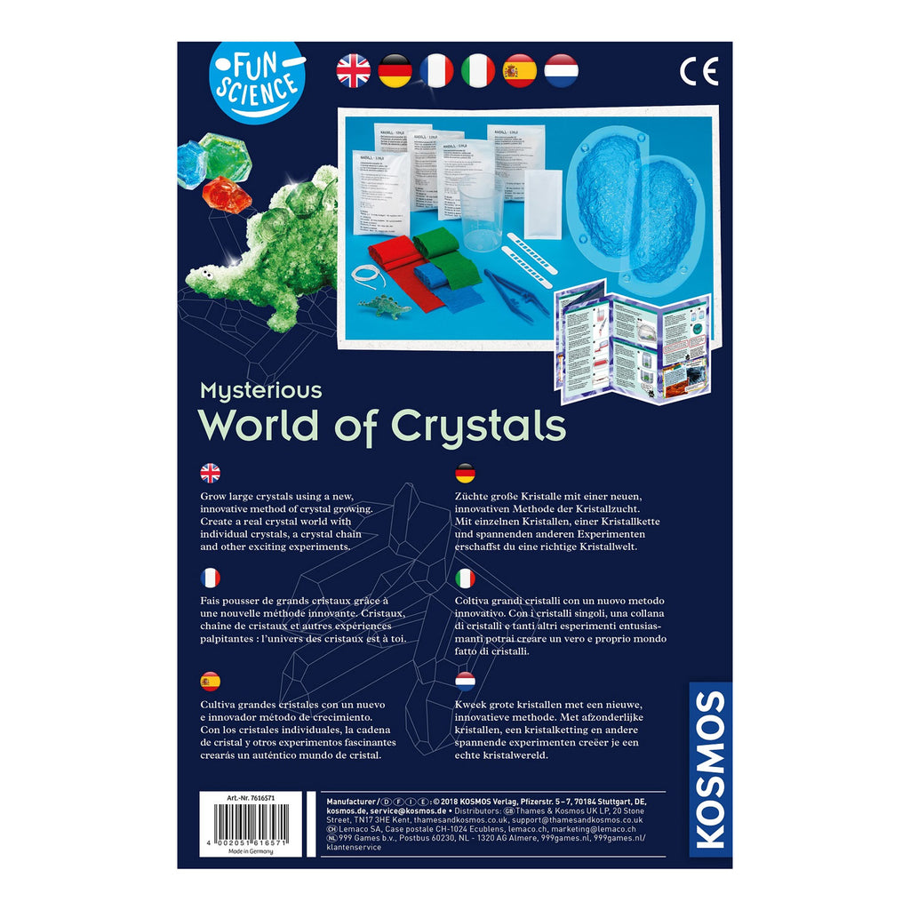 Selecta kosmos world of crystals experiment set