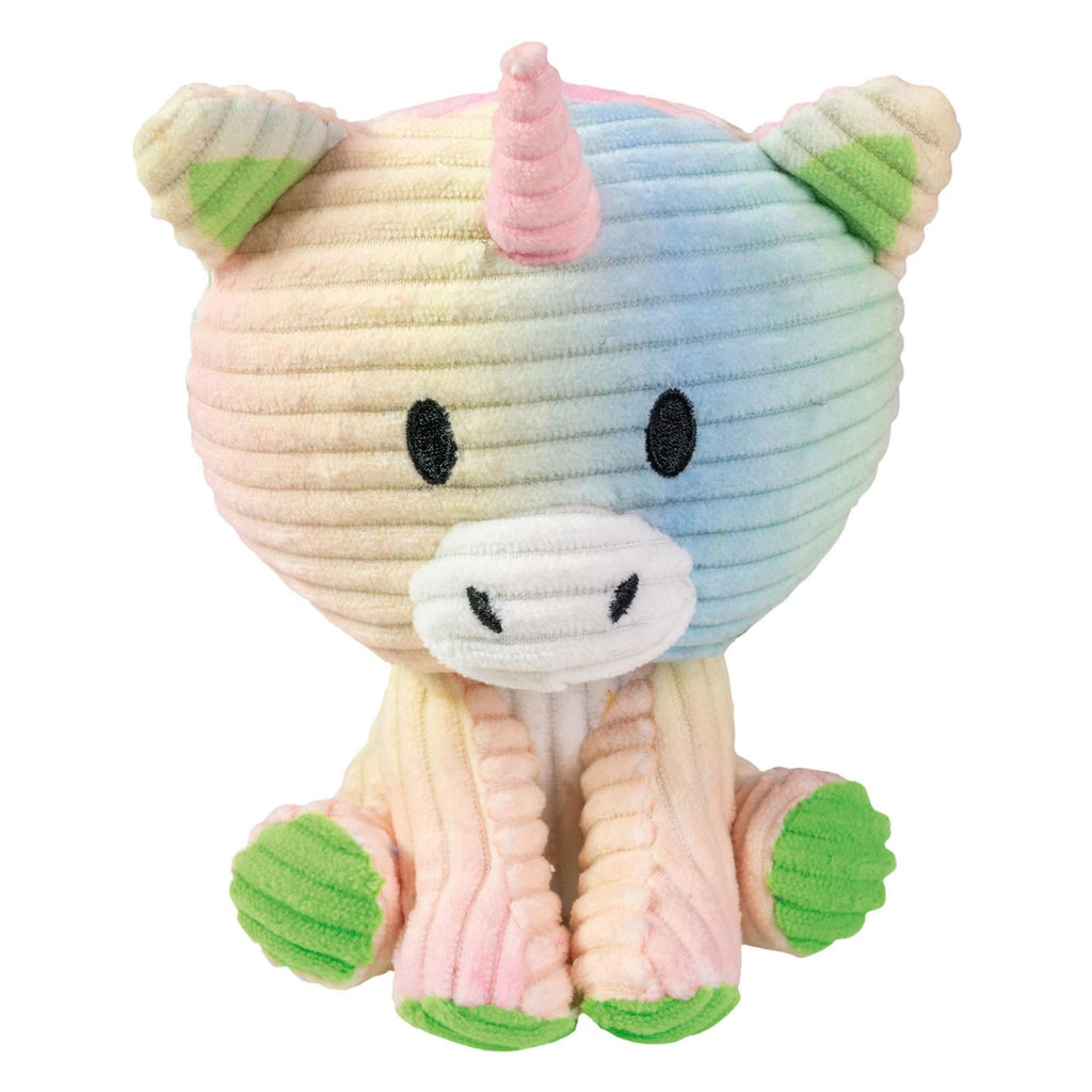 Lumo stars knuffel velvet - eenhoorn rainbow, 15cm