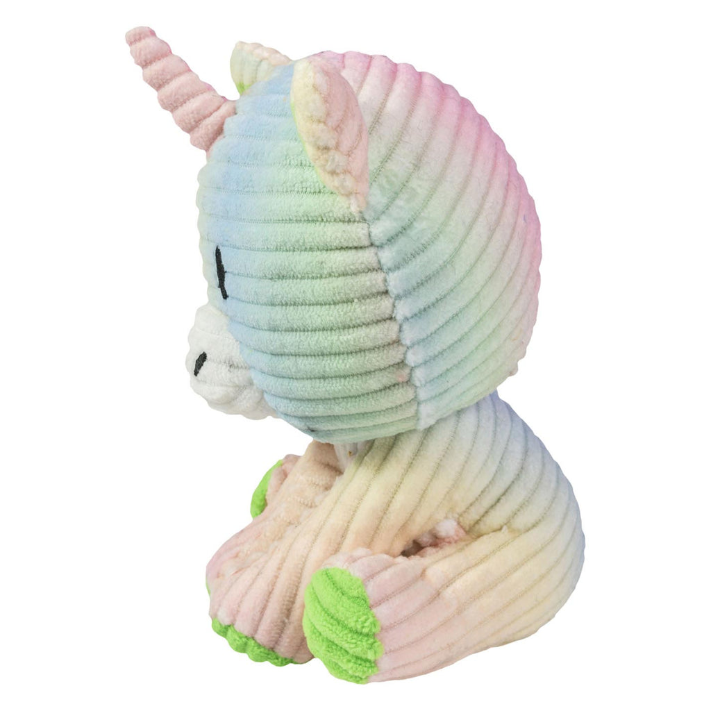 Lumo stars knuffel velvet - eenhoorn rainbow, 15cm