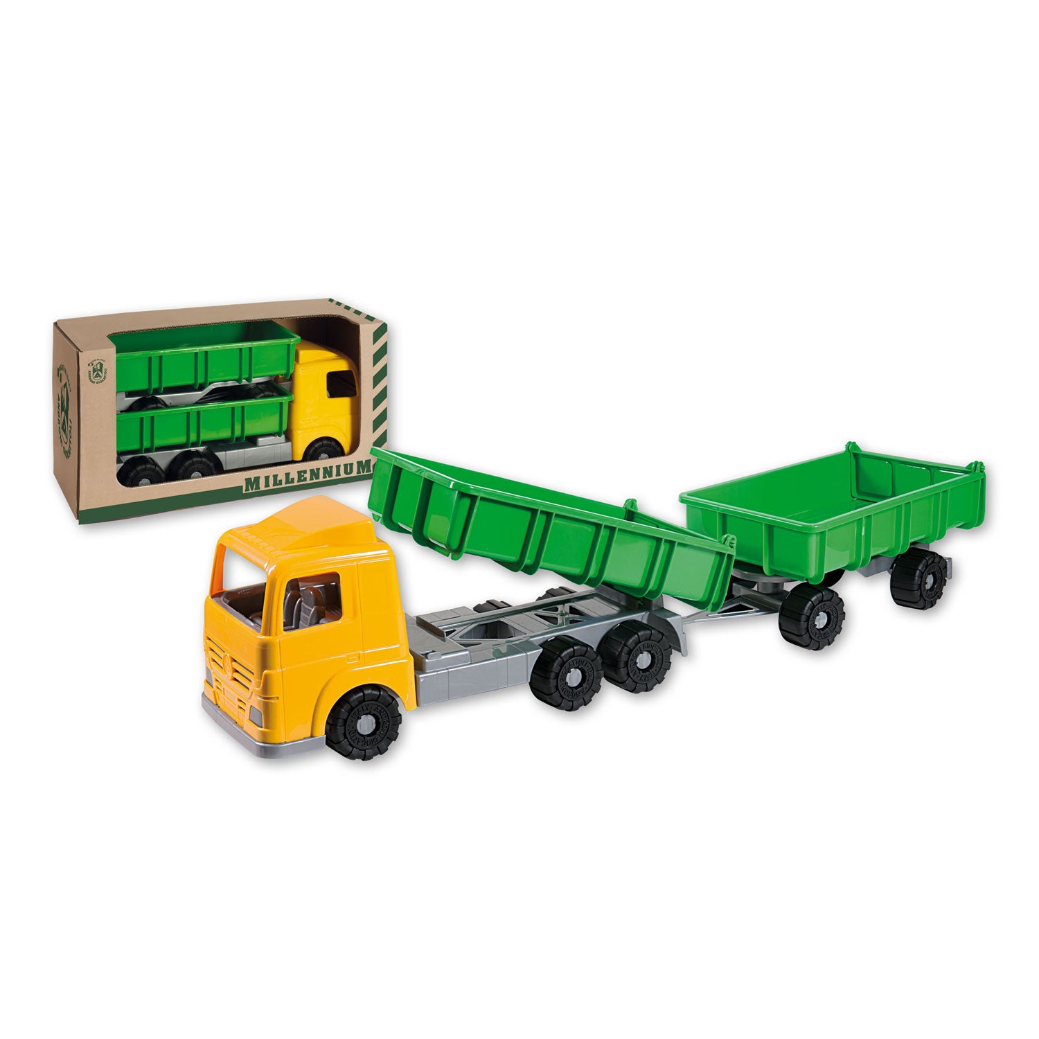 Androni vrachtwagen met aanhanger, 90cm