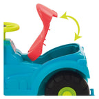 Ecoiffier tractor met aanhanger en grasmaaier