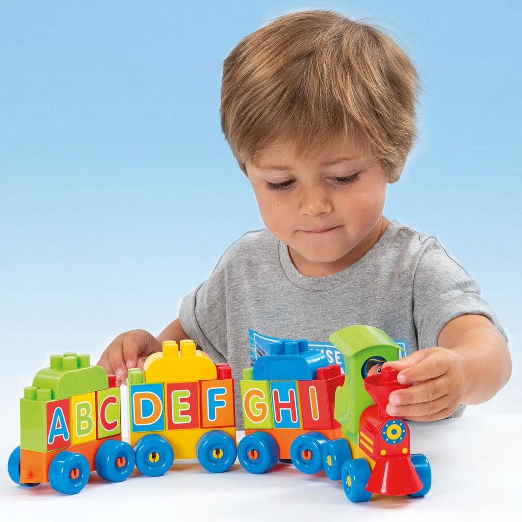 Ecoiffier abrick locomotief letters en cijfers