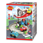 Abrick ecoiffier garage met transporter en auto's