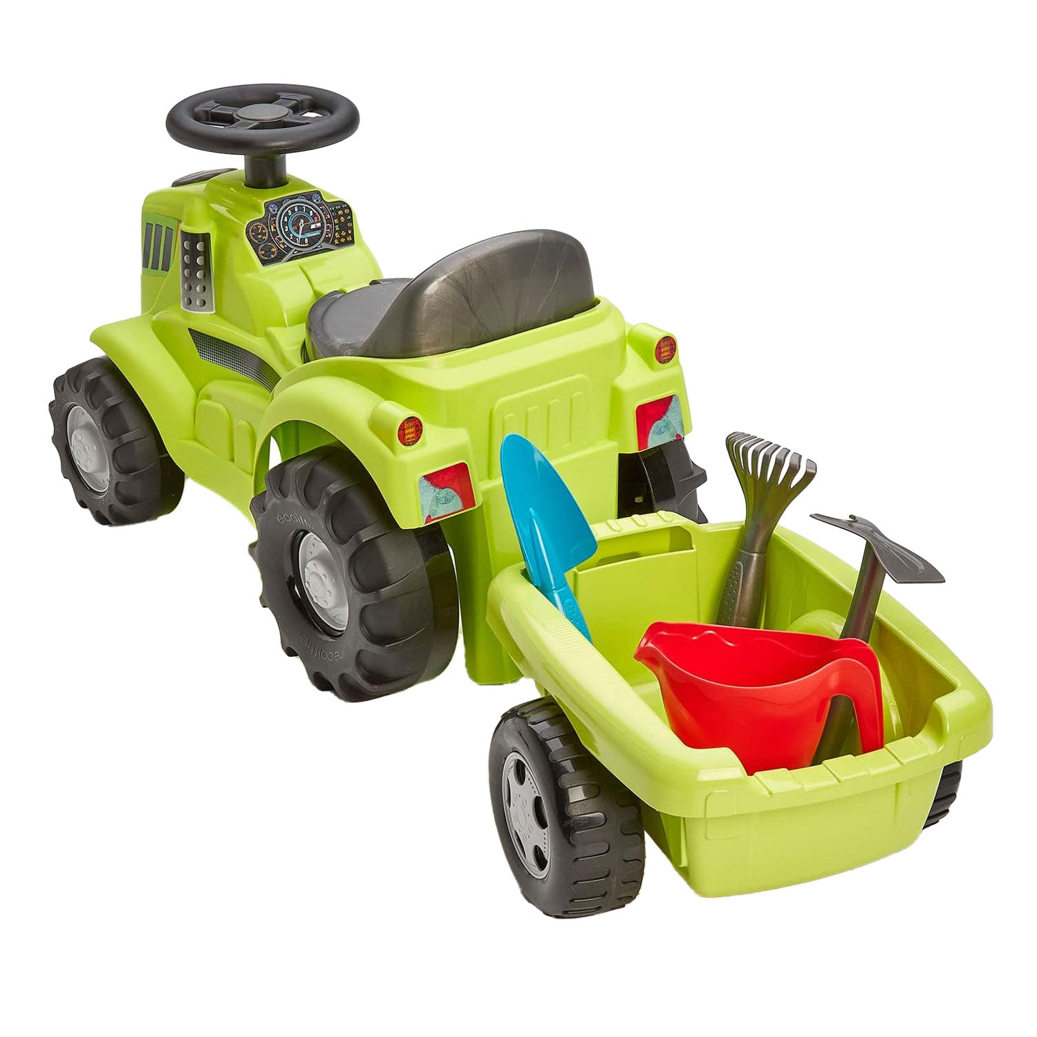 Ecoffier ecoiffier tractor met aanhanger