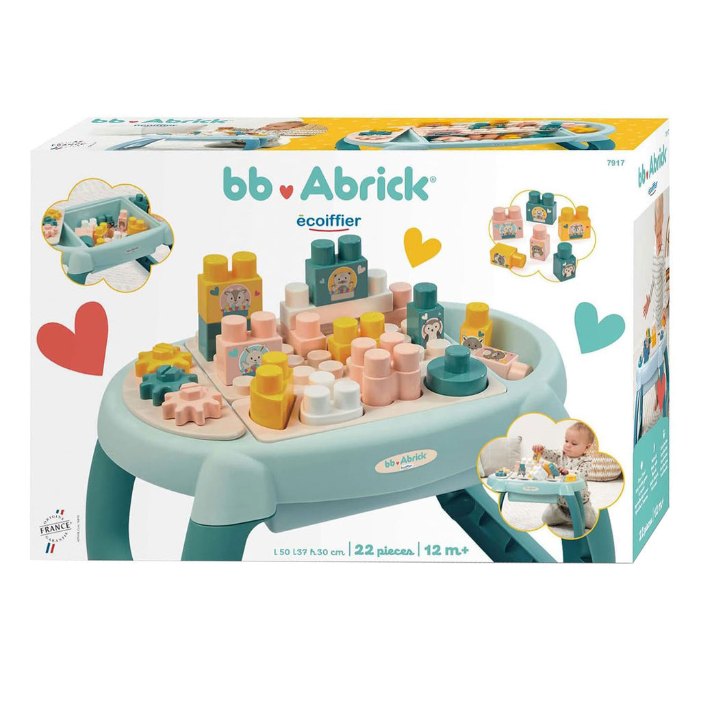 abrick eerste activiteitentafel met blokken