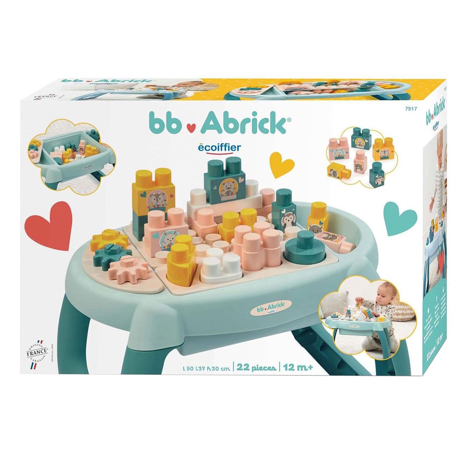 abrick eerste activiteitentafel met blokken