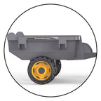 Smoby stronger xxl traptractor met trailer grijs