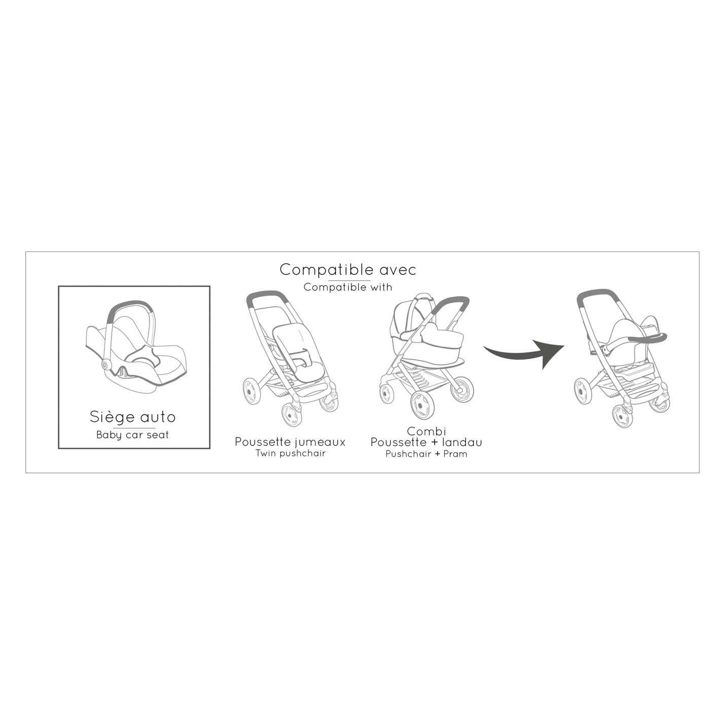 Smoby Maxi-Cosi Sage 3in1