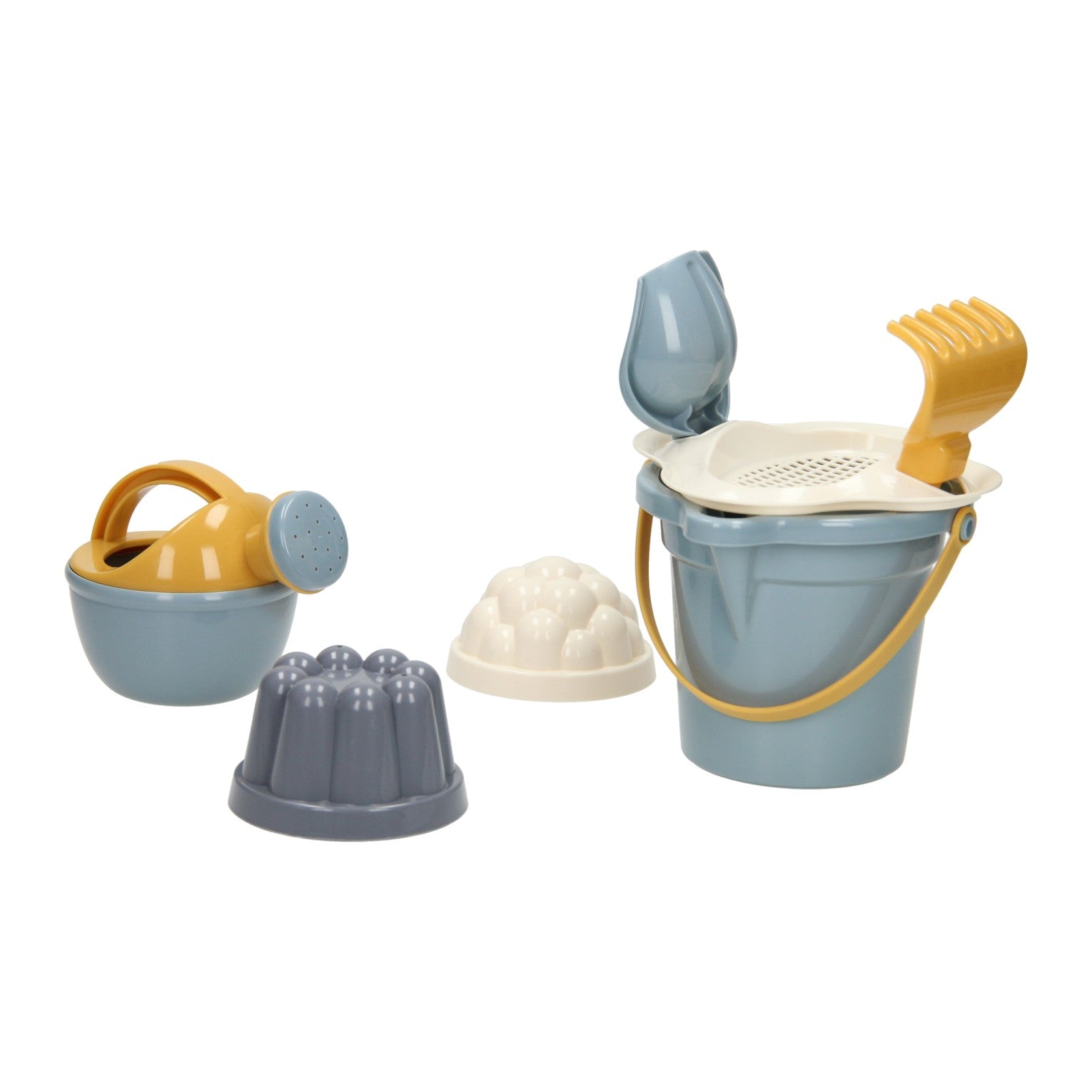Cavallino emmerset pastel blauw, 7dlg.