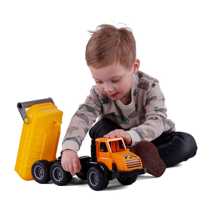 Cavallino grip kiepvrachtwagen met rubberbanden, 42cm