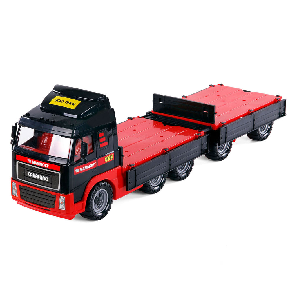 Polesie cavallino mammoet vrachtwagen en aanhangwagen schaal 1:16