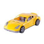 Cavallino raceauto geel, 36cm