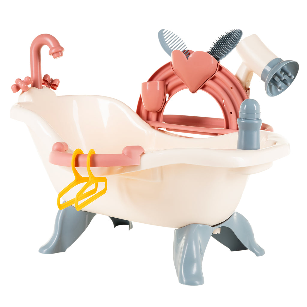 Cavallino poppenbad set pastel, 15dlg.